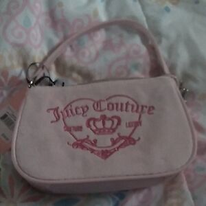 Juicy Couture Light Pink Bag Princess Crown and heart